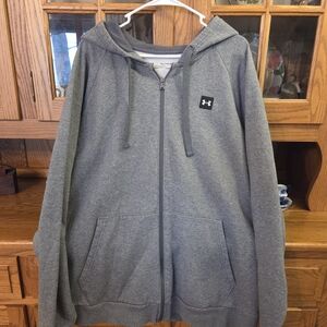 Under Armour Gray Zip-Up Hoodie